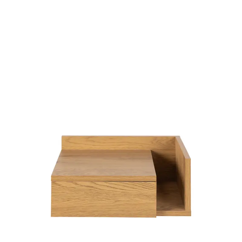 Kamichi - Mesa de noche flotante reversible de madera