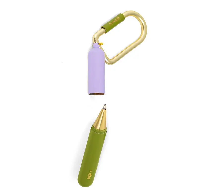 Keychain Pen - Lila / Oliva