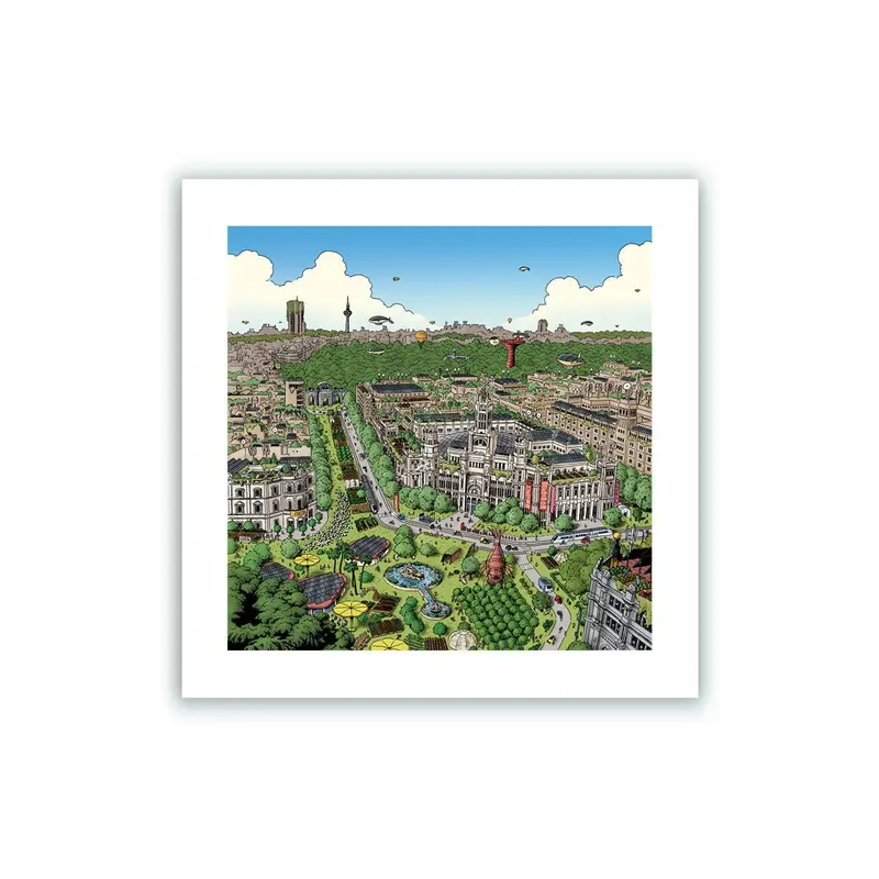 La Ciudad de Mis Sueños Impresión Giclée