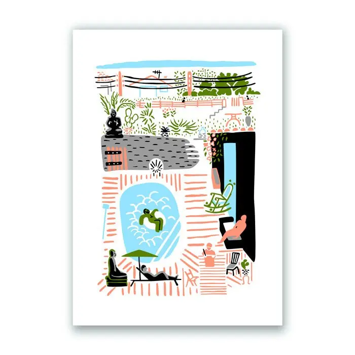 La Piscina de Ramuntxo Impresión Giclée (exclusivo online)