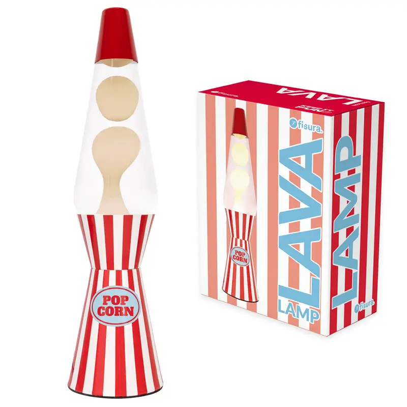 Lámpara de lava “bullet” pop corn
