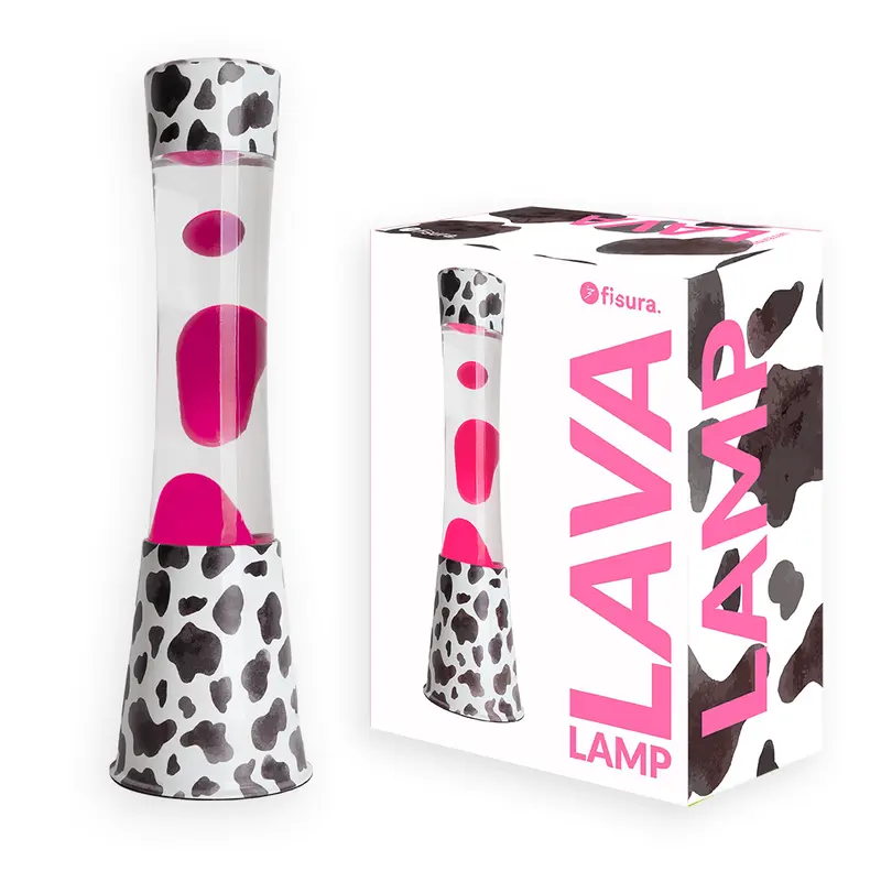 Lámpara de lava "vaca"