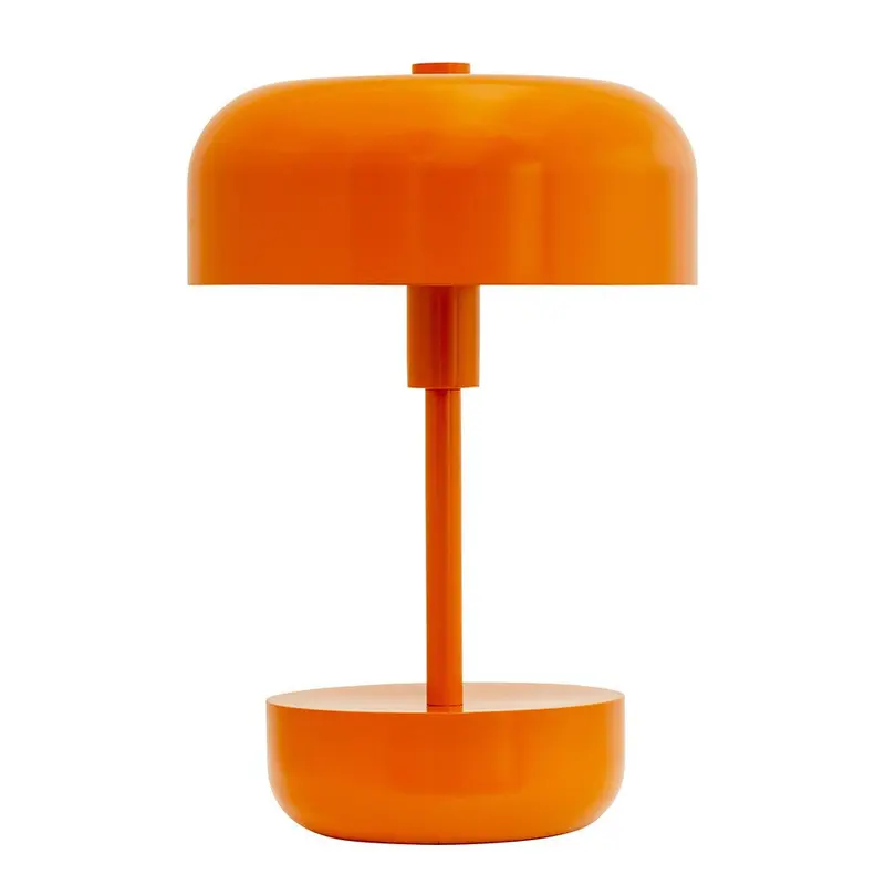 Lámpara de mesa recargable LED naranja Haipot