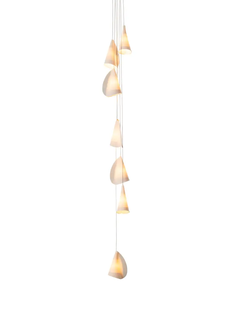 Lámpara de techo 21.7 Cluster Column | White Round