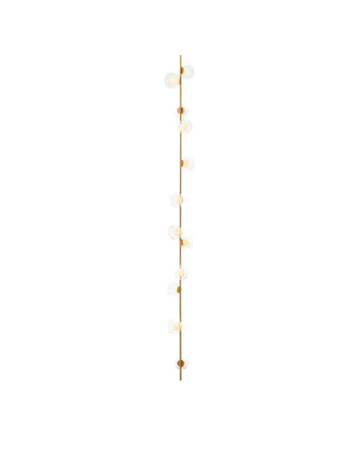 Lámpara de techo 28.12 Ceiling Clear | Brass Stem
