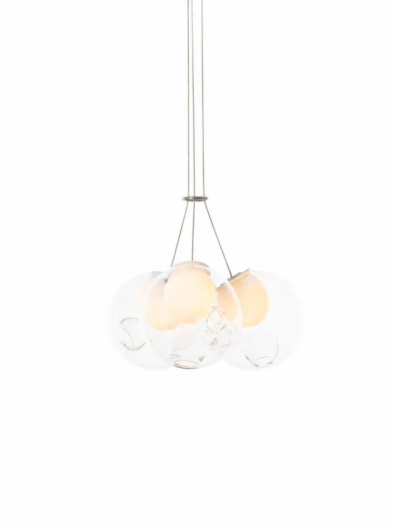 Lámpara de techo 28.3 Cluster Clear | White canopy