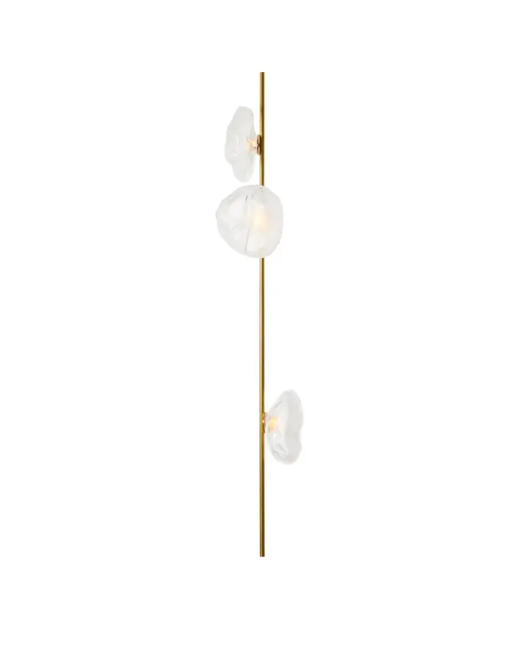 Lámpara de techo 73.3 Stem Ceiling Long Clear | Brass Stem