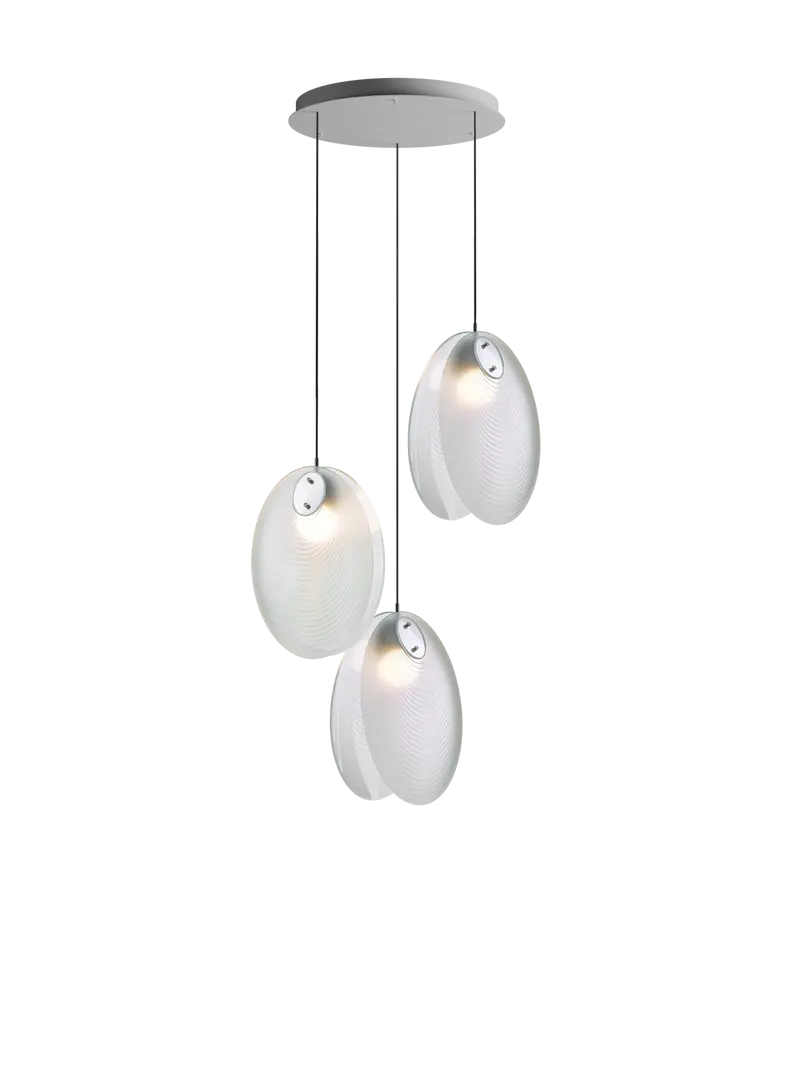 Lámpara de techo Ama Chandelier 3pcs