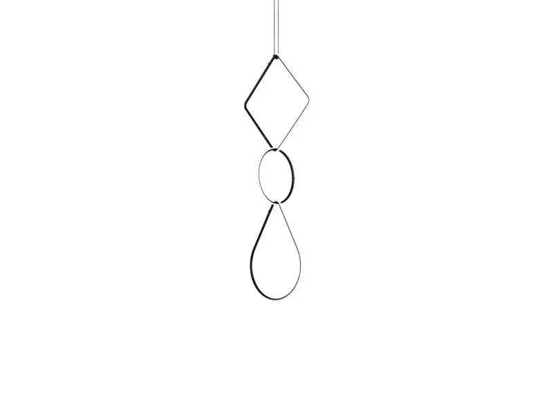 Lámpara de techo Arrangements 3 elements | Square L / Round S / Drop Up