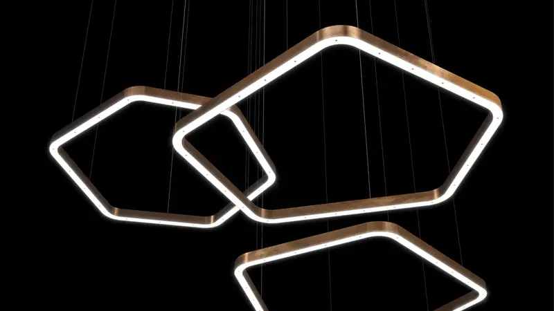 Lámpara de techo Light Ring Polygonal