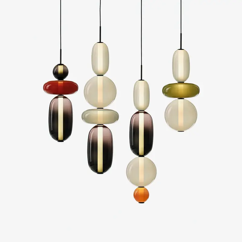 Lámpara de techo Pebbles Chandelier 3pcs