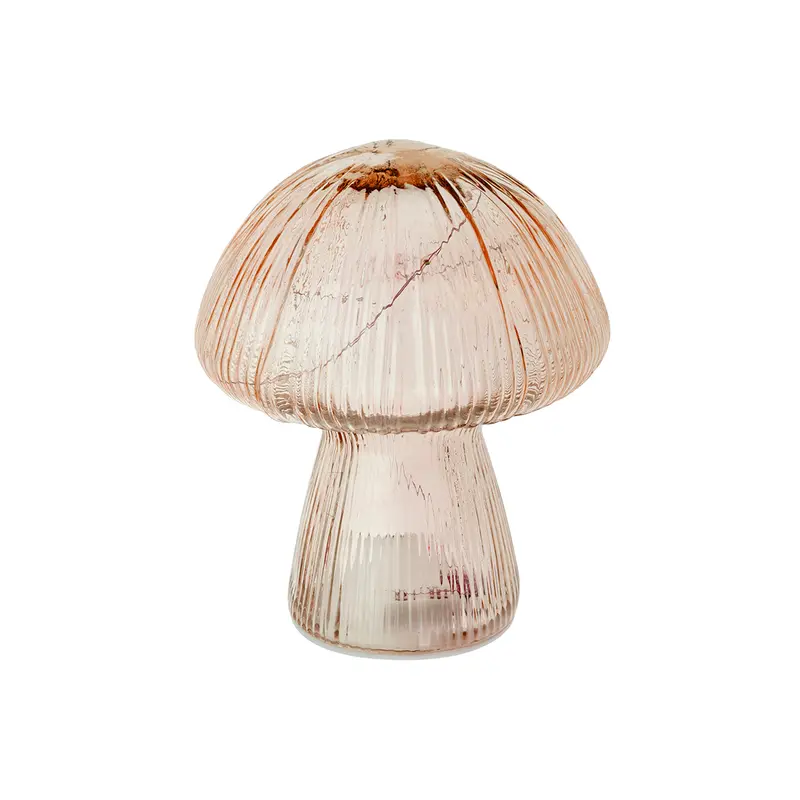 Lámpara LED Decorativa Cristal Rosa de 15cm