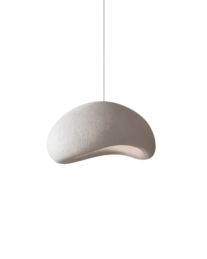 Lámpara techo colgante salón comedor resina multiformato artesanal orgánica Cloud