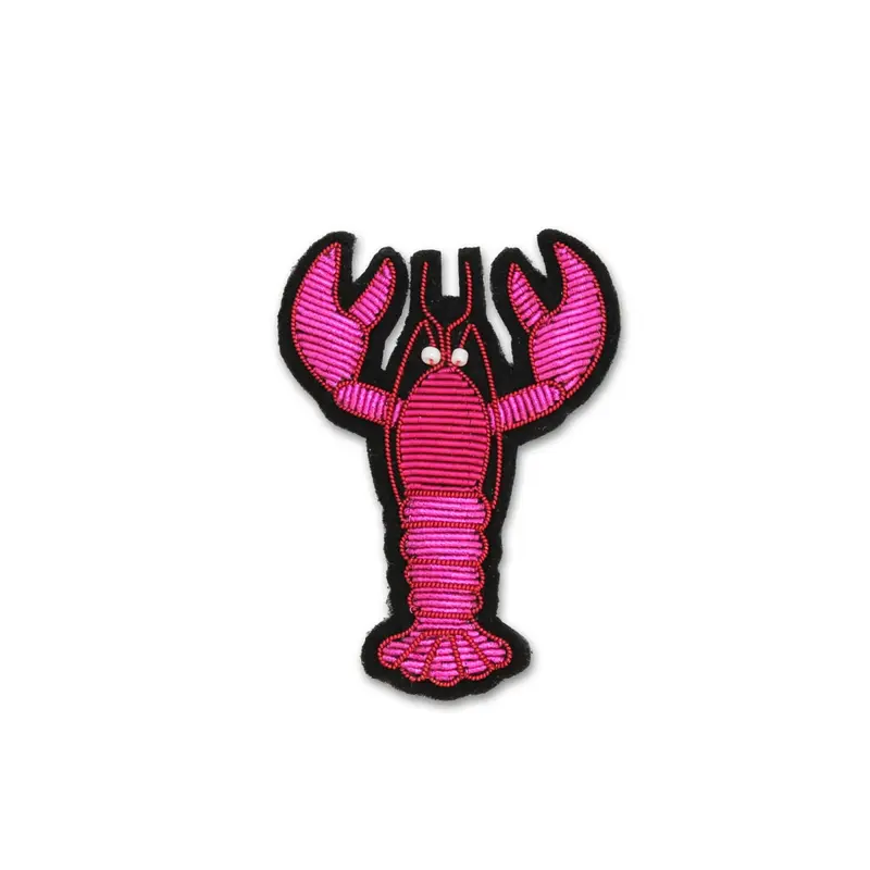 Langosta Rosa Broche Hecho a Mano