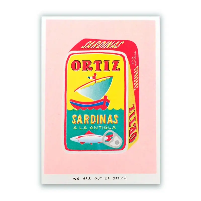 Lata Sardinas Risografía