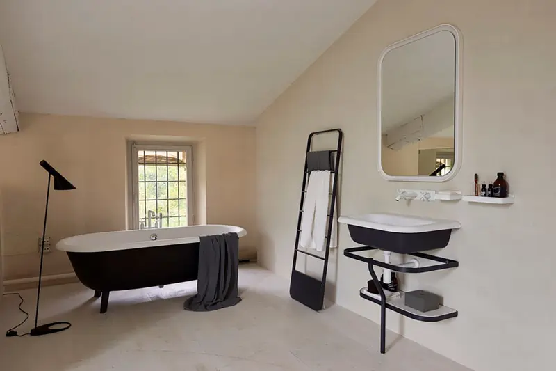Lavabo con estructura Ottocento