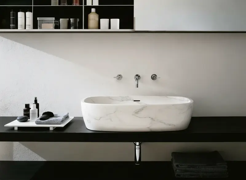 Lavabo de apoyo Deep mármol