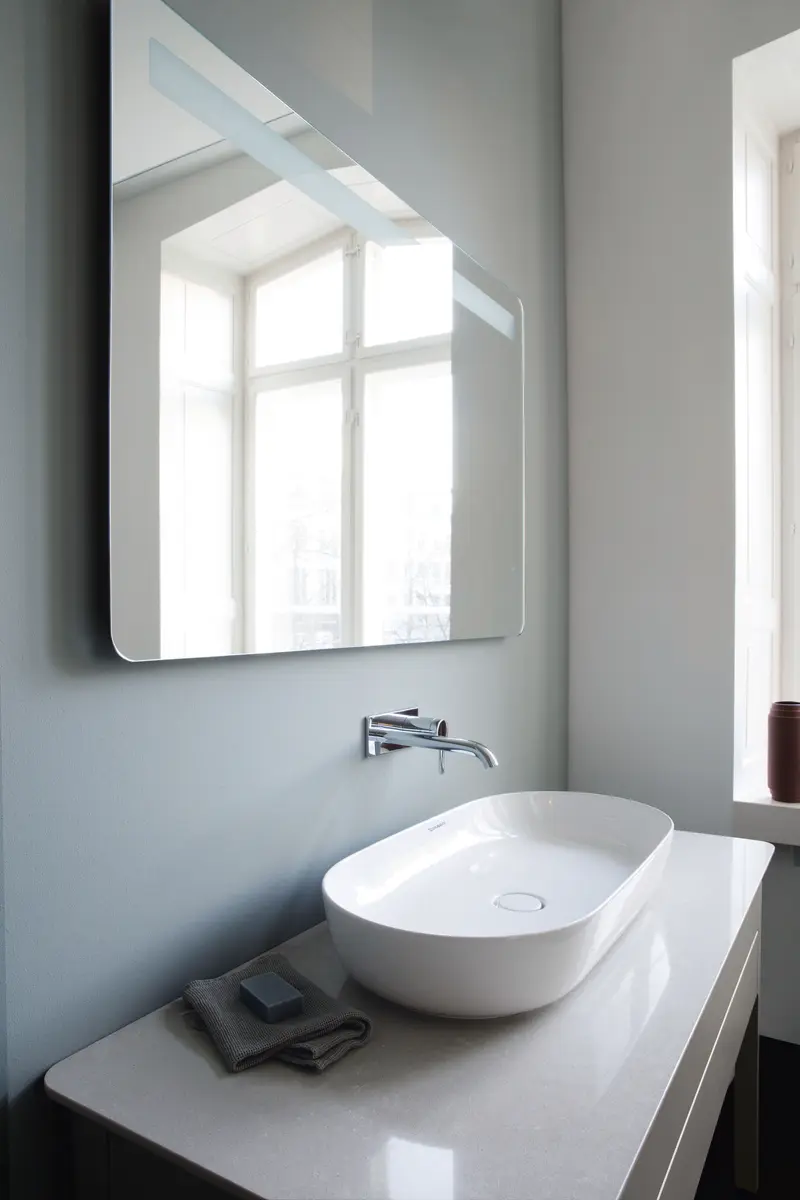 Lavabo de apoyo Luv 800 mm