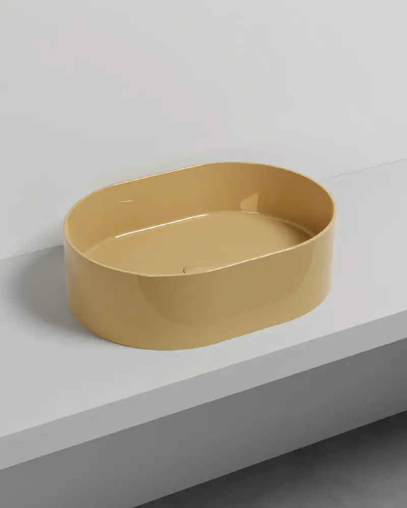 Lavabo de apoyo ovalado Le Bacinelle