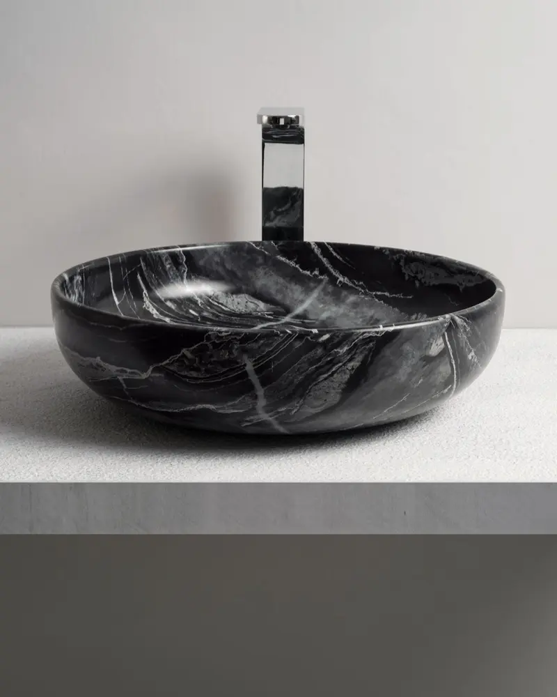 Lavabo de apoyo redondo Le Bacinelle 45Ø