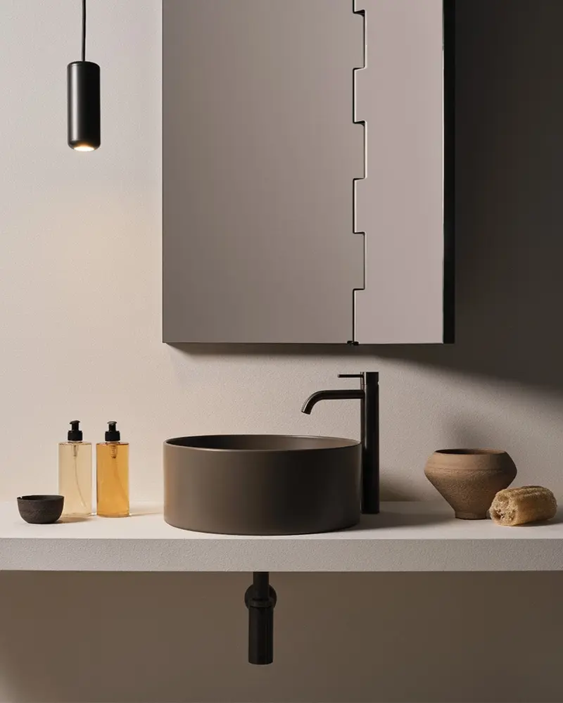Lavabo de apoyo redondo Theo Le Bacinelle
