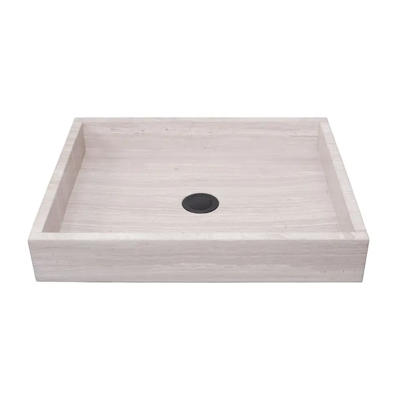 Lavabo de baño - Mármol beige - George