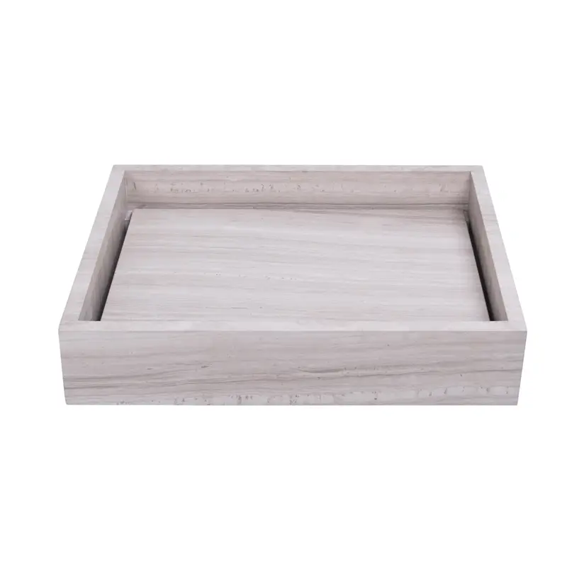 Lavabo de mármol - Beige - George - Con placa base