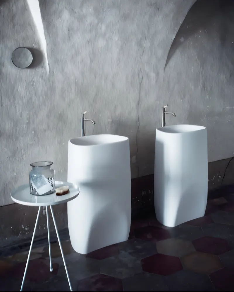Lavabo totem Pear C Mármol