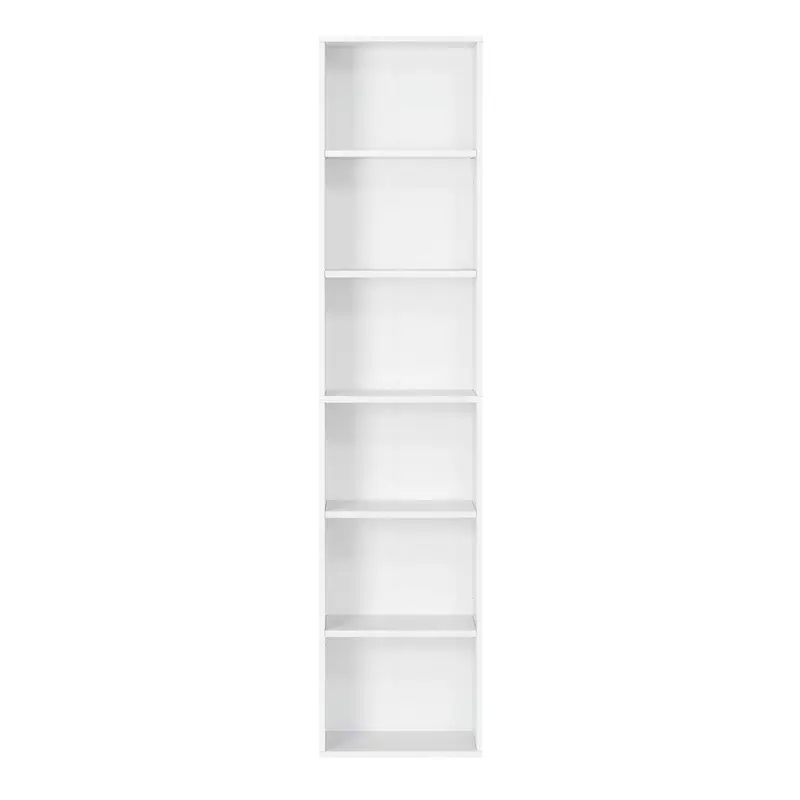 Librería estantería abierta de varios niveles para sala estudio comedor