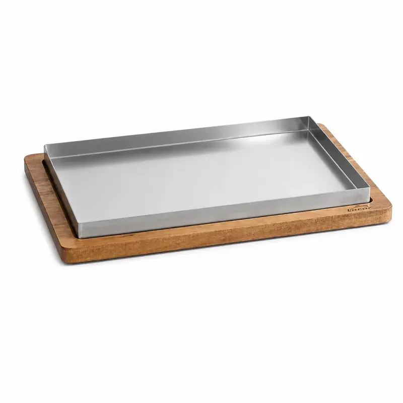 Llauna de arroz Lacor 32 × 14 × 2 cm con base 36 × 18 cm