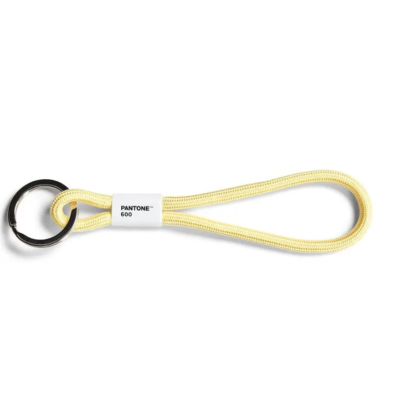 Llavero Corto Pantone Light Yellow 600