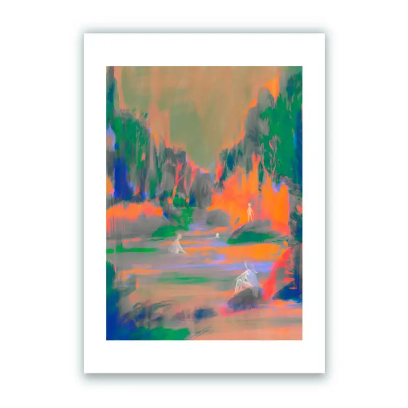 Los Cuatro de Nosotros Impresión Giclée