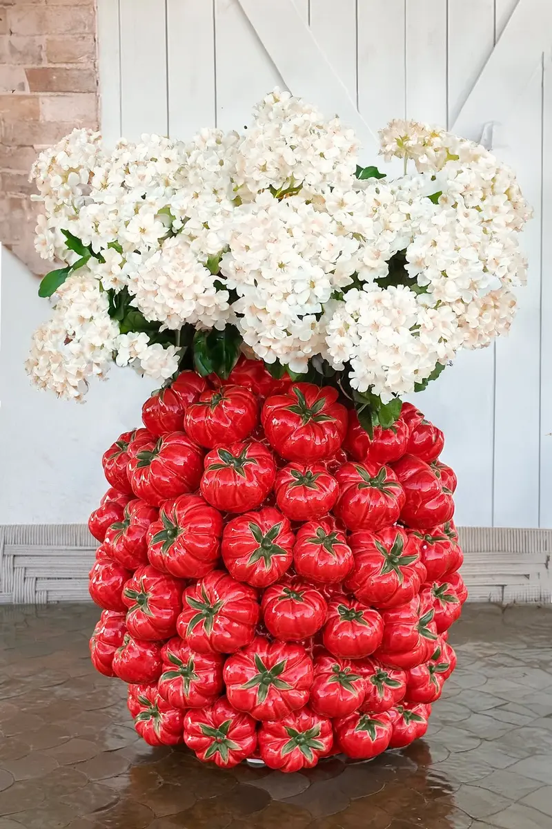 Macetero Diseño Tomates