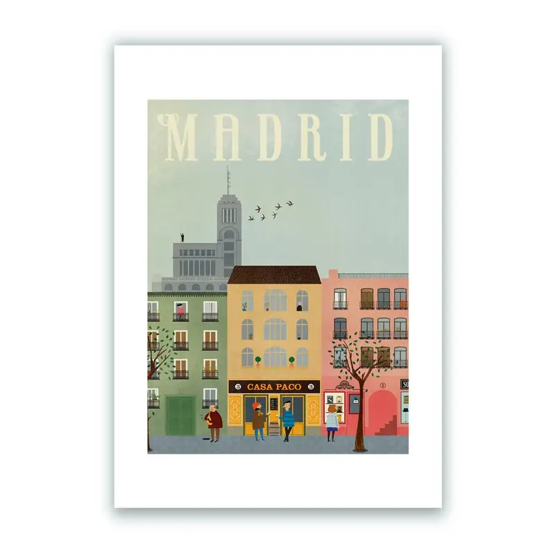 Madrid II Impresión Giclée