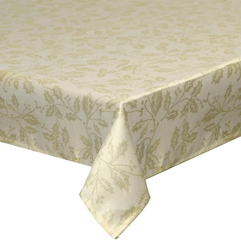 MANTEL HOJAS DORADAS 150x300CM