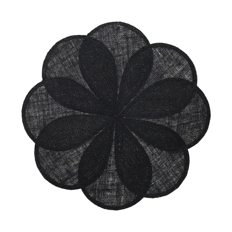 MANTEL INDIVIDUAL FLORETTE NEGRO