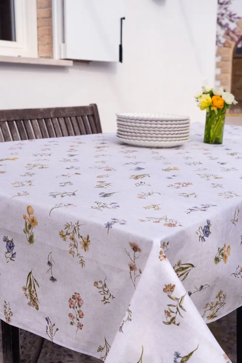 Manteles Antimanchas Con Diseño Primavera