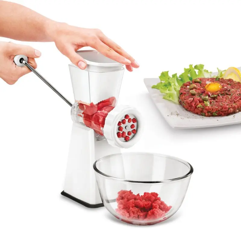 MÁQUINA PICAR CARNE, VEGETALES Y REPOSTERÍA TARTARE 3 EN 1