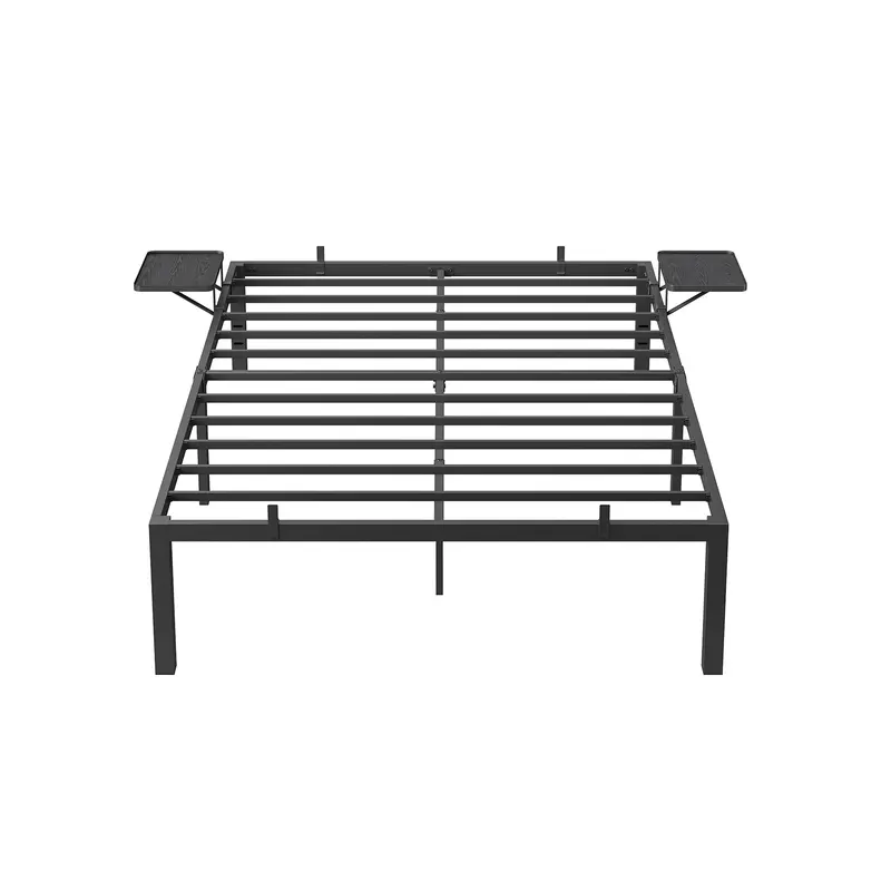 Marco de Cama Doble para Colchón de 140 x 200 cm Negro Clásico