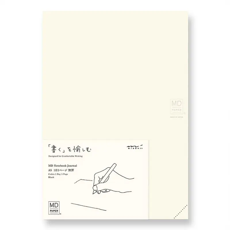 MD Notebook A5 Codex 1 Día 1 Página Blanco