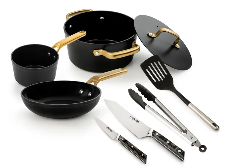 Mega Set Cocina Eclipse + Samoa Iconic Negra + Utensilios