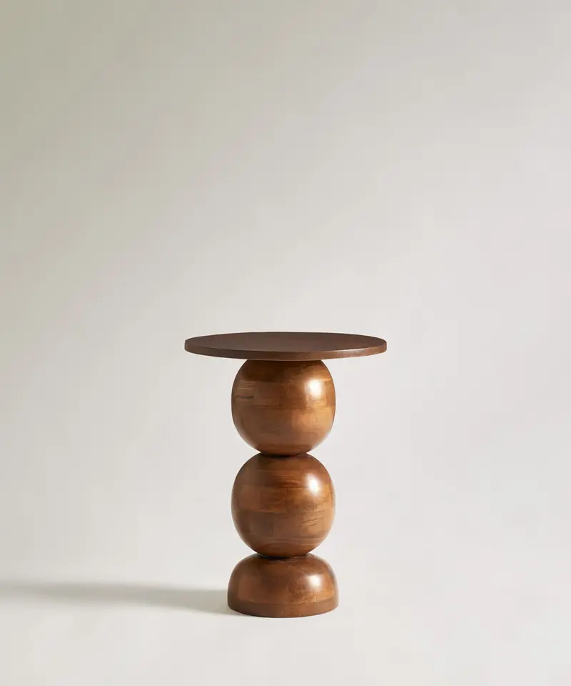 Mesa Auxiliar en Madera de Mango Oria