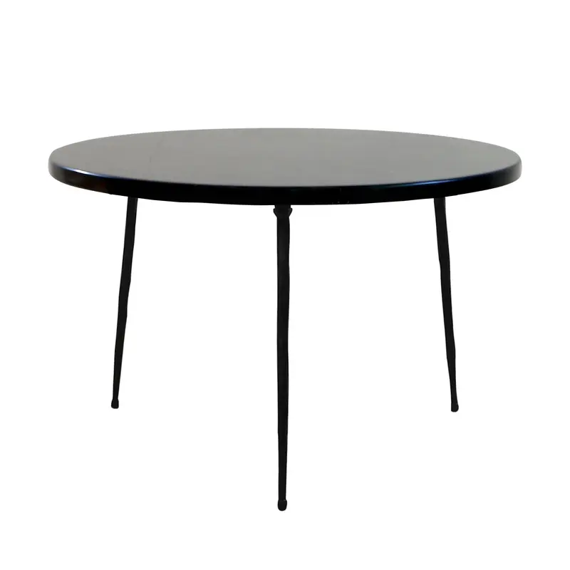 Mesa auxiliar Florence - Mármol negro - 50×50×32cm