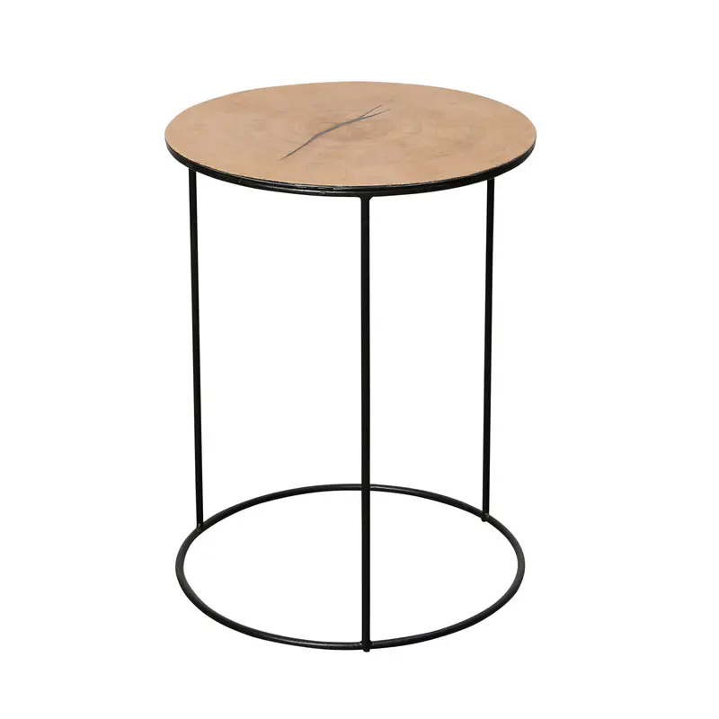 Mesa auxiliar Louis - Roble - Pequeña (43x43x56cm)