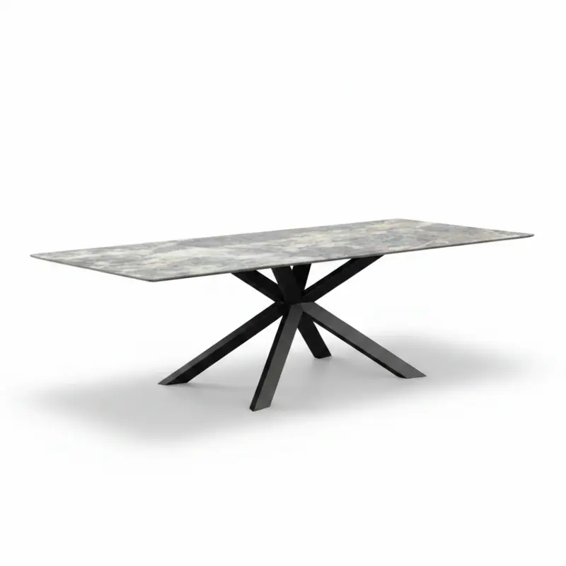 Mesa comedor de diseño Modelo Arina Tapa Porcelanico