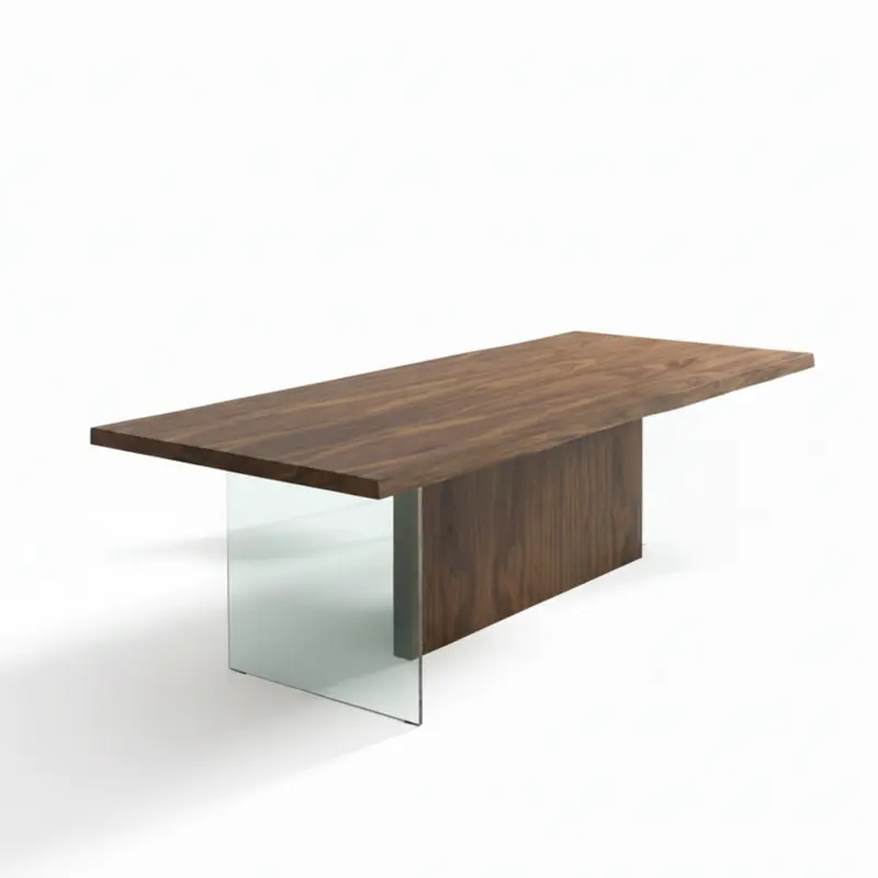 Mesa comedor de diseño modelo Hazle July tapa cantos rectos