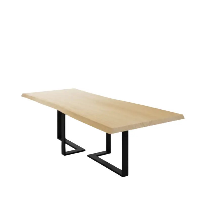 Mesa comedor de diseño modelo July Ele tapa cantos con forma