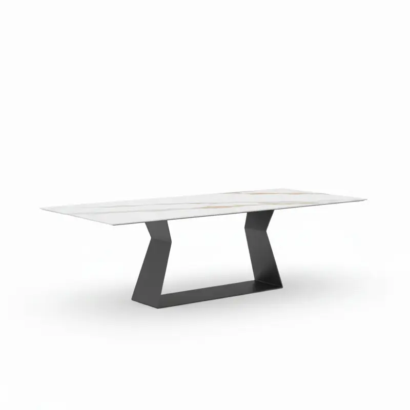 Mesa comedor de diseño Modelo Nadia Tapa Porcelánico