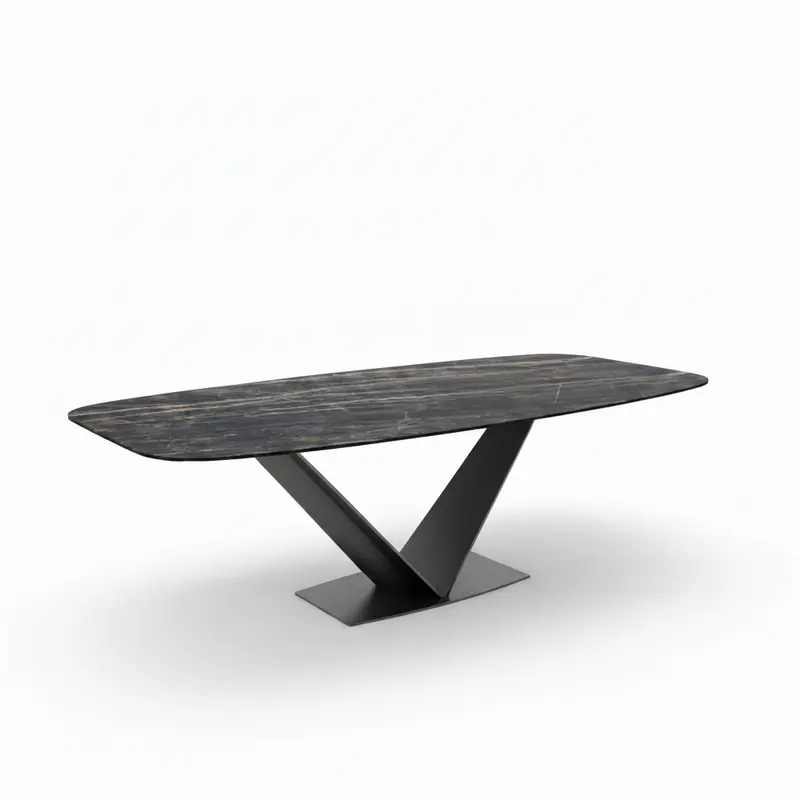 Mesa comedor de diseño Modelo Noelia Tapa Porcelanico