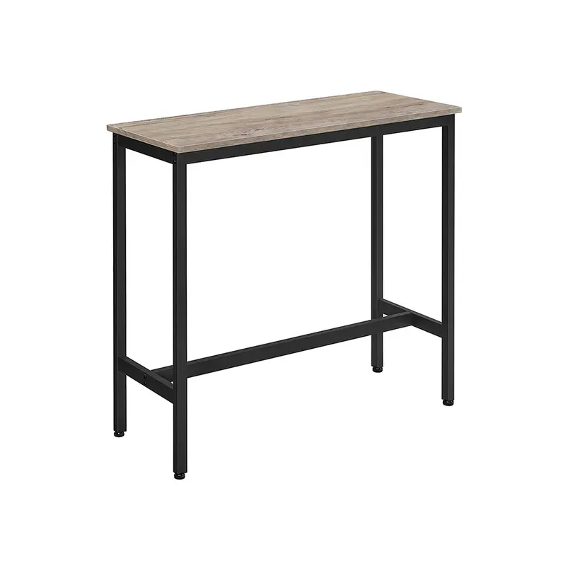 Mesa de Bar Greige y Negro